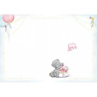For You Holding Big Bouquet Me to You Bear Birthday Card Extra Image 1 Preview